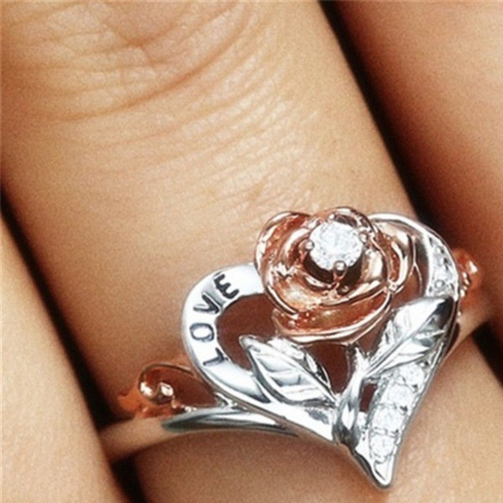Round Cut White Sapphire Women 925 Silver ring - Picture 2 of 3